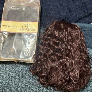 Motown Tress dark brown w red tint